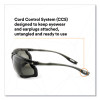 Virtua Ccs Protective Eyewear With Foam Gasket, Black/Gray Half Frame, Gray Dual Lens