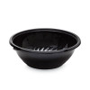 Caterline Pack n' Serve Plastic Bowl, 320 Oz, 16" Diameter x 5.5" h, Black, Plastic 25/Carton