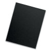 Futura Presentation Covers For Binding Systems, Plastic, Square Corners, 11 x 8.5, Matte Black, 25/Pack