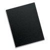 Futura Presentation Covers For Binding Systems, Plastic, Square Corners, 11 x 8.5, Matte Black, 25/Pack