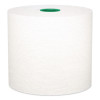 Hard Roll Paper Towels With Premium Absorbency Pockets With Colored Core, Green Core, 1-Ply, 7.5" x 700 Ft, White, 6 Rolls/Ct