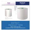 Hard Roll Paper Towels With Premium Absorbency Pockets With Colored Core, Green Core, 1-Ply, 7.5" x 700 Ft, White, 6 Rolls/Ct
