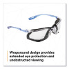 Virtua Ccs Protective Eyewear With Foam Gasket, Blue Half Frame, Clear Dual Lens