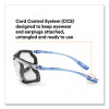 Virtua Ccs Protective Eyewear With Foam Gasket, 1.5+ Diopter, Blue Half Frame, Clear Dual Lens