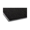Rely-On Olefin Indoor Wiper Mat, Rectangular, Black Cut Pile Surface, 48" x 72"