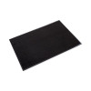Rely-On Olefin Indoor Wiper Mat, Rectangular, Black Cut Pile Surface, 48" x 72"