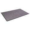 Cordless Stat-Zap Carpet Top Mat, Pewter Gray Carpeted Olefin-Polypropylene Surface, 36" x 60"