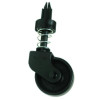 Step Stool Caster, 1.5" Wheel, Black