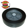 12-Inch Wheel For 1.5 Cu Yd Standard Duty Tilt Truck, Black