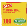 Cling'N Seal Plastic Food Wrap, 12" x 33.3 Yd, 100 Sq Ft Roll, 16 Rolls/Carton
