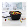 Presentabowls Pro Black Square Bowls, 16 Oz, 5 x 5 x 2.5, Plastic, 63/Bag, 8 Bags/Carton