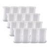Clearpac Clear Container Lids, Flat, 4.9 x 5.9, Clear, Plastic, 63/Pack, 16 Packs/Carton