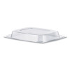 Clearpac Clear Container Lids, Dome, 6.5 x 7.5, Clear, Plastic, 63/Pack, 8 Packs/Carton