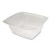 Clearpac Containers, 32 Oz, 9.4 x 6.8 x 2.1, Plastic, 63/Pack, 8 Pack/Carton