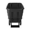 0.5 Cu Yd Heavy Duty Tilt Truck, 1,350 Lb Capacity, Black