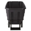 0.5 Cu Yd Standard Duty Tilt Truck, 800 Lb Capacity, Black