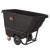 0.75 Cu Yd Standard Duty Tilt Truck, 1,300 Lb Capacity, Black