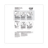 Small Wire Hooks, Small, Plastic/Metal, Clear, 0.5 Lb Capacity, Clear, 15 Hooks And 20 Strips/Pack
