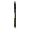 Striderio Gel Pen, Retractable, Medium 0.7 Mm, Black Ink, Translucent Black Barrel, 12/Box