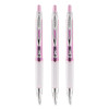 Signo 207 City Of Hope Edition Gel Pen, Retractable, Medium 0.7 Mm, Black Ink, Translucent Pink/White Barrel, Dozen