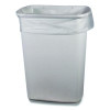 High-Density Can Liners, 16 Gal, 8 Mic, 24 x 33, Natural, Perforated Roll, 1,000/Carton