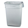 Low-Density Waste Can Liners, 33 Gal, 0.65 Mil, 33 x 39, Clear, Perforated Roll, 250/Carton