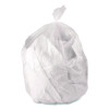 Low-Density Waste Can Liners, 32 Gal, 0.9 Mil, 33 x 44, Clear, Perforated Roll, 5 Bags/Roll, 20 Rolls/Carton