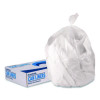 Low-Density Waste Can Liners, 32 Gal, 0.9 Mil, 33 x 44, Clear, Perforated Roll, 5 Bags/Roll, 20 Rolls/Carton