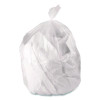 Low-Density Waste Can Liners, 60 Gal, 0.9 Mil, 38 x 58, Clear, Perforated Roll, 100/Carton