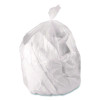 Low-Density Waste Can Liners, 45 Gal, 0.9 Mil, 40 x 46, Clear, Perforated Roll, 100/Carton
