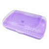 Pencil Case, 2 Compartments, 9.13" x 5.7" x 2.5", Randomly Assorted Color