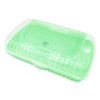 Pencil Case, 2 Compartments, 9.13" x 5.7" x 2.5", Randomly Assorted Color