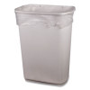 High-Density Waste Can Liners, 10 Gal, 8 Mic, 24 x 24, Natural, 1,000/Carton