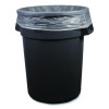 High-Density Can Liners, 45 Gal, 12 Mic, 40 x 48, Natural, Perforated Roll, 250/Carton