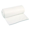 High-Density Can Liners, 45 Gal, 12 Mic, 40 x 48, Natural, Perforated Roll, 250/Carton