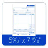 Multipart Job Work Order Pad, Three-Part Carbonless, 5.56 x 7.94, 33 Forms Total