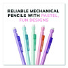 Xtra Smooth Mechanical Pencil, Hb #2 Black Lead, Assorted Pastel Color Barrels, 40/Pack