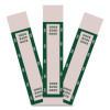 Currency Straps, Self-Adhesive, Twos, $200 Strap, Green/White, 1,000/Pack