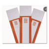Currency Straps, Self-Adhesive, Ones, $50 Strap, Orange/White, 1,000/Pack