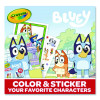 Bluey Color And Sticker Kit, Includes 26 Markers, Ages 5 And Up, 20 Pages