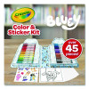 Bluey Color And Sticker Kit, Includes 26 Markers, Ages 5 And Up, 20 Pages