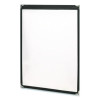 Menu Holder For 11 x 17 Menus, Portrait Orientation, 11.7 x 18, Clear/Black/Silver