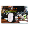 Table-Top Menu Holder, For 5 x 7 Menus, 5.6 x 7.6 Holder, Black
