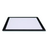 Menu Holder For 8.5 x 11 Menus, Landscape Orientation, 12.6 x 10.2 Holder, Clear/Black