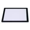 Menu Holder For 8.5 x 11 Menus, Landscape Orientation, 12.6 x 10.2 Holder, Clear/Black