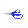 Kids Scissors Classpack, 5" Long, Straight Assorted Handle Colors, 12/Pack