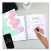 Brushy Moves Spiral Notebook, 1-Subject, Medium/College Rule, Assorted Cover Colors, (80) 11 x 8.5 Sheets, 2/Pack