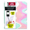 Brushy Moves Spiral Notebook, 1-Subject, Medium/College Rule, Assorted Cover Colors, (80) 11 x 8.5 Sheets, 2/Pack