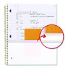 Brushy Moves Spiral Notebook, 1-Subject, Medium/College Rule, Assorted Cover Colors, (80) 11 x 8.5 Sheets, 2/Pack