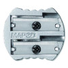 Classic 2-Hole Metal Pencil Sharpener, 2.56 x 0.67 x 4.92, Silver